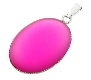 ARSYLION  zawieszka z kaboszonem Lunasoft raspberry 599