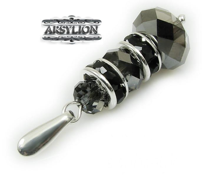 Zawieszka kryształ Swarovski Elements Silver Night