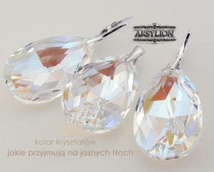 Komplet kryształ Swarovski Elements Blue AB
