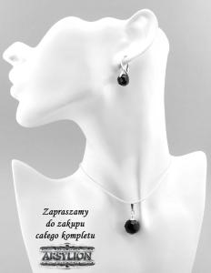 Komplet kryształ Swarovski Elements Jet
