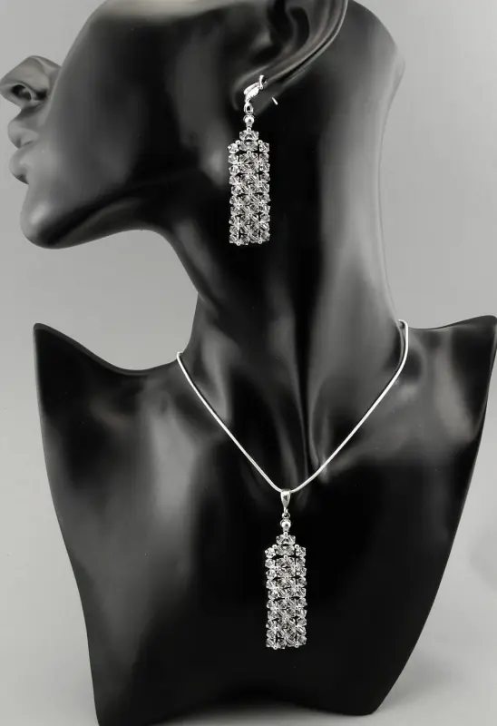 Komplet kryształ Swarovski Elements Crystal