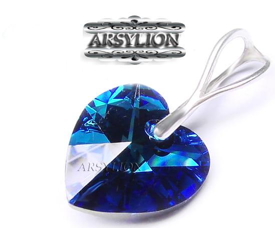 Zawieszka kryształ Swarovski Elements Bermuda Blue