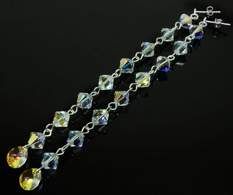 Kolczyki kryształ Swarovski Elements Crystal AB