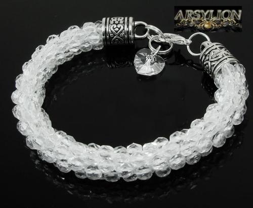 Bransoletka z kryształkiem wysokiej jakości Crystal