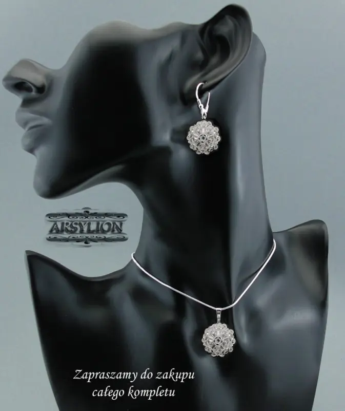 Komplet kryształ Swarovski Elements Crystal