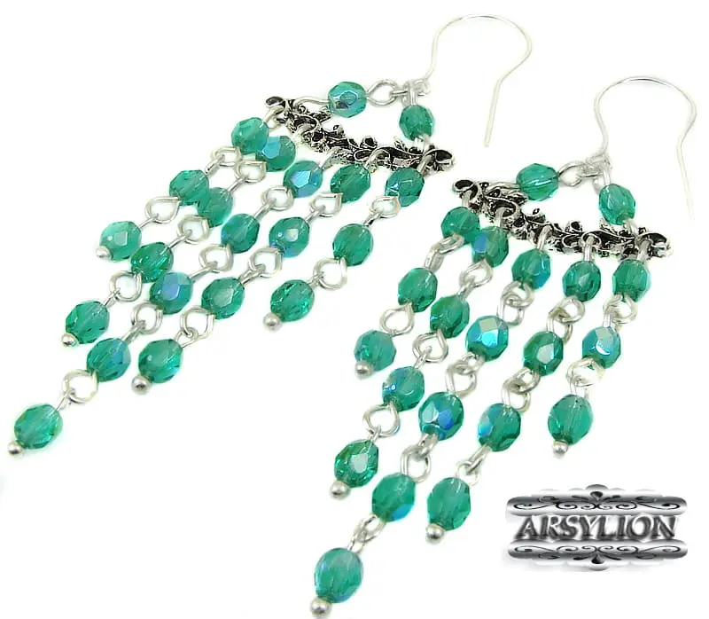 Kolczyki kolor Emerald AB