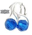 Kolczyki kryształ Swarovski Elements Capri Blue