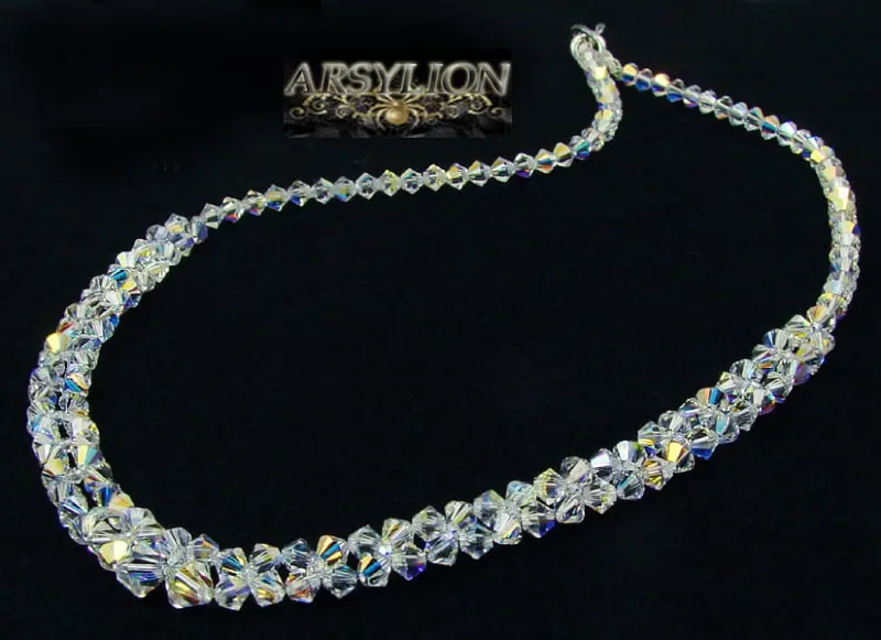 Naszyjnik kryształki Crystal AB
