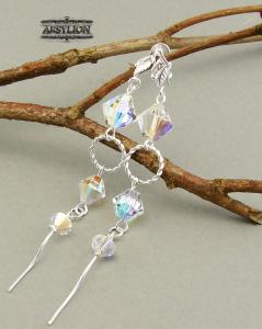 Kolczyki kryształ Swarovski Elements Crystal AB