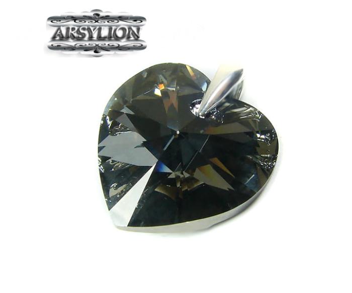 Zawieszka kryształ Swarovski Elements Silver Night