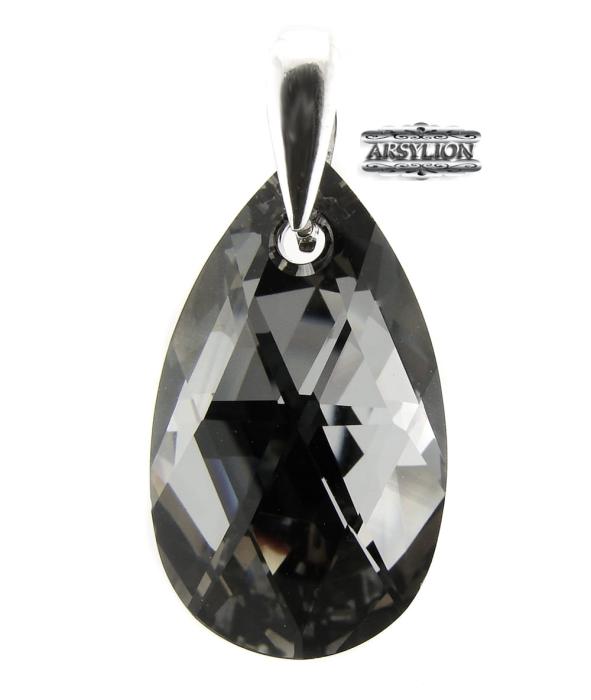 Zawieszka kryształ Swarovski Elements Silver Night