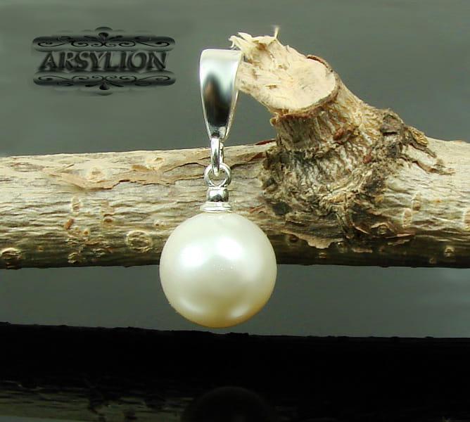 Zawieszka perła Swarovski Elements Cream
