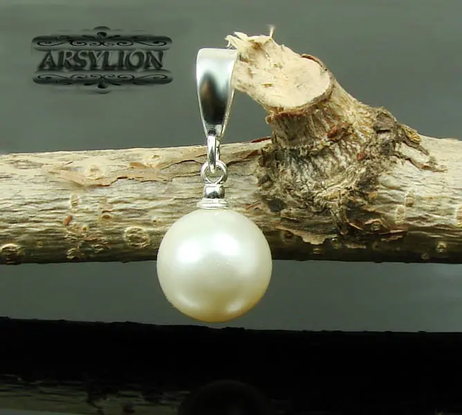 Zawieszka perła Swarovski Elements Cream