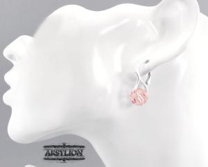 Kolczyki kryształ Swarovski Elements Light Rose